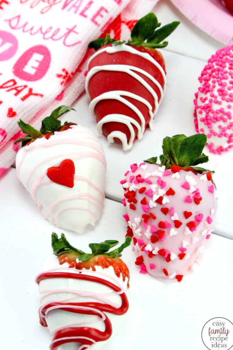 Valentine’s Day Chocolate Covered Strawberries