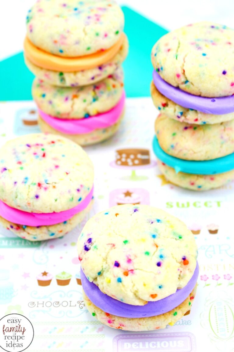 Cake Mix Whoopie Pies – The Best Rainbow Whoopie Pies