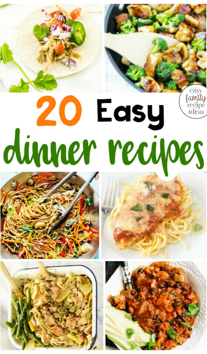 25 Easy Dinner Recipes Your Family Will Love
