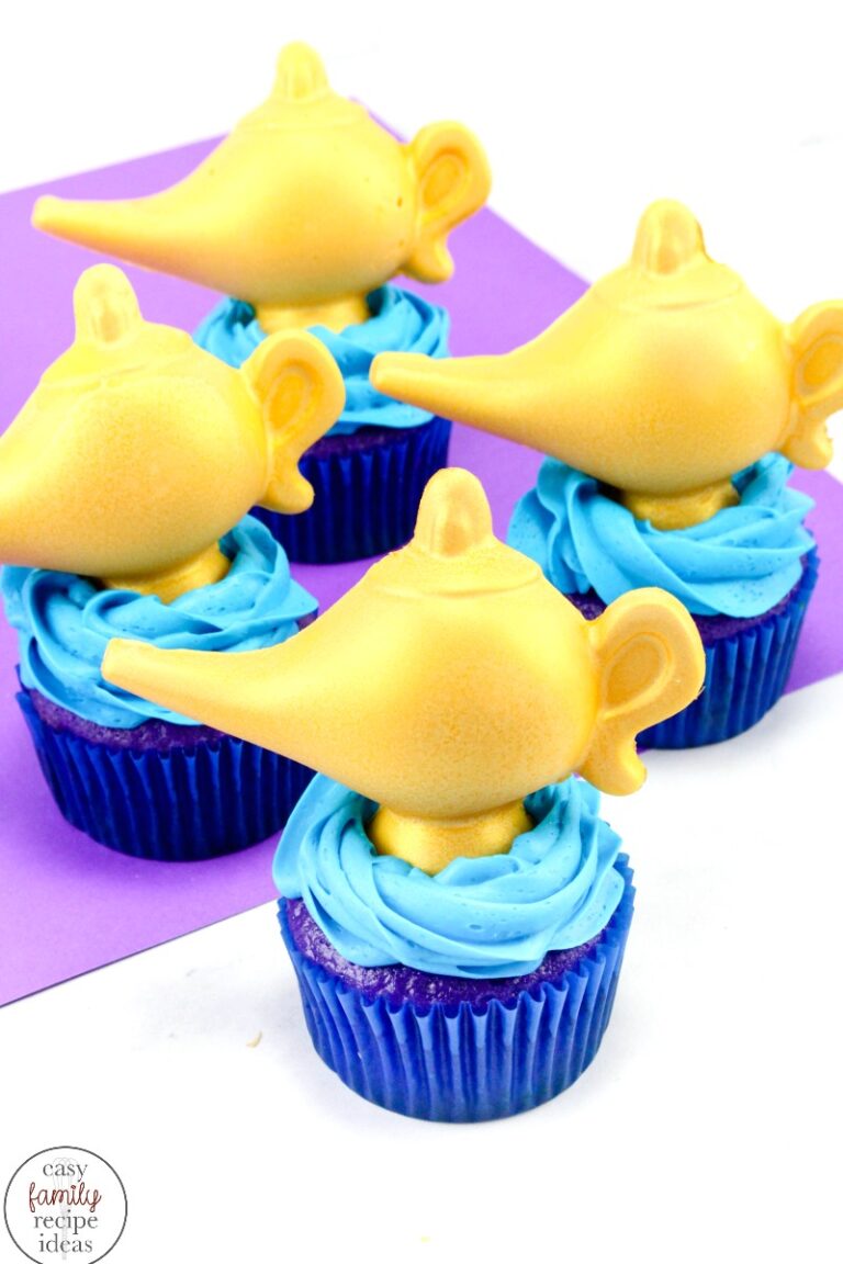 Aladdin Themed Cupcakes – Easy Disney Cupcake Idea