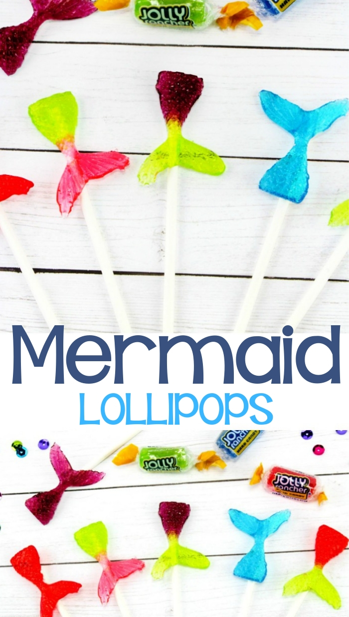 Mermaid Lollipops – Easy Mermaid Tail Candy