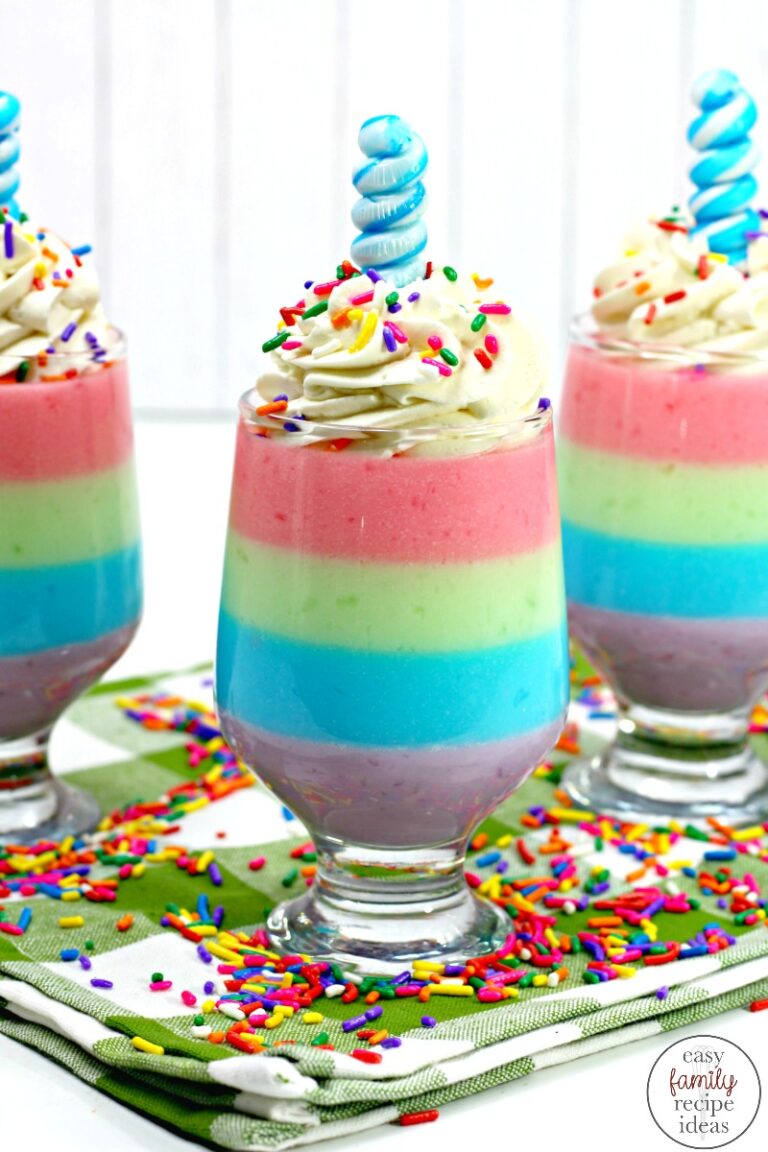 Unicorn Jello Cups – Perfect Unicorn Party Food