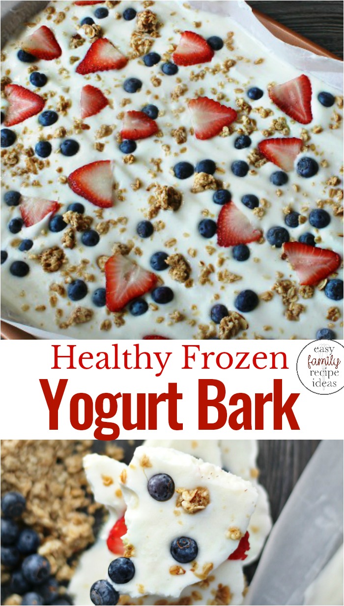 Frozen Yogurt Bark Recipe – Easy and Healthy
