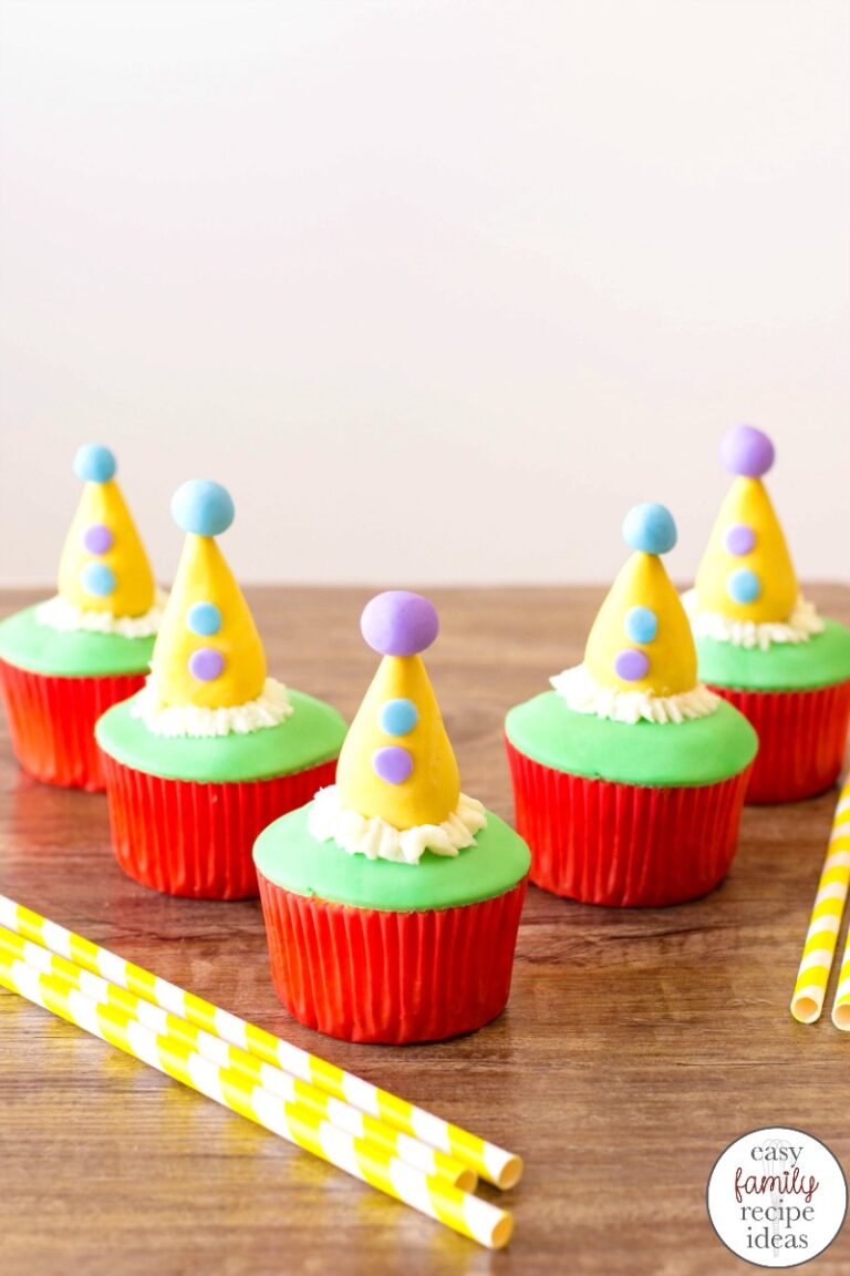 Circus Cupcakes – Fun Circus Theme Birthday Party Cupcakes
