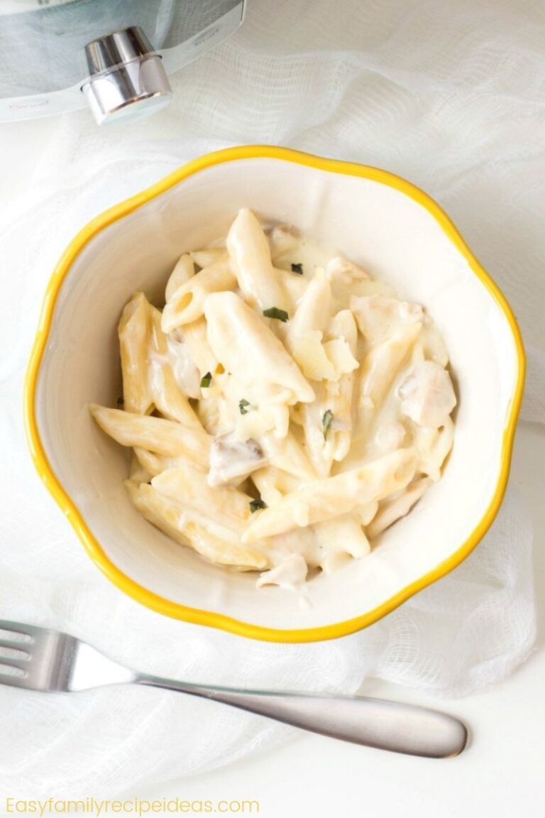 Instant Pot Creamy Chicken Penne Pasta