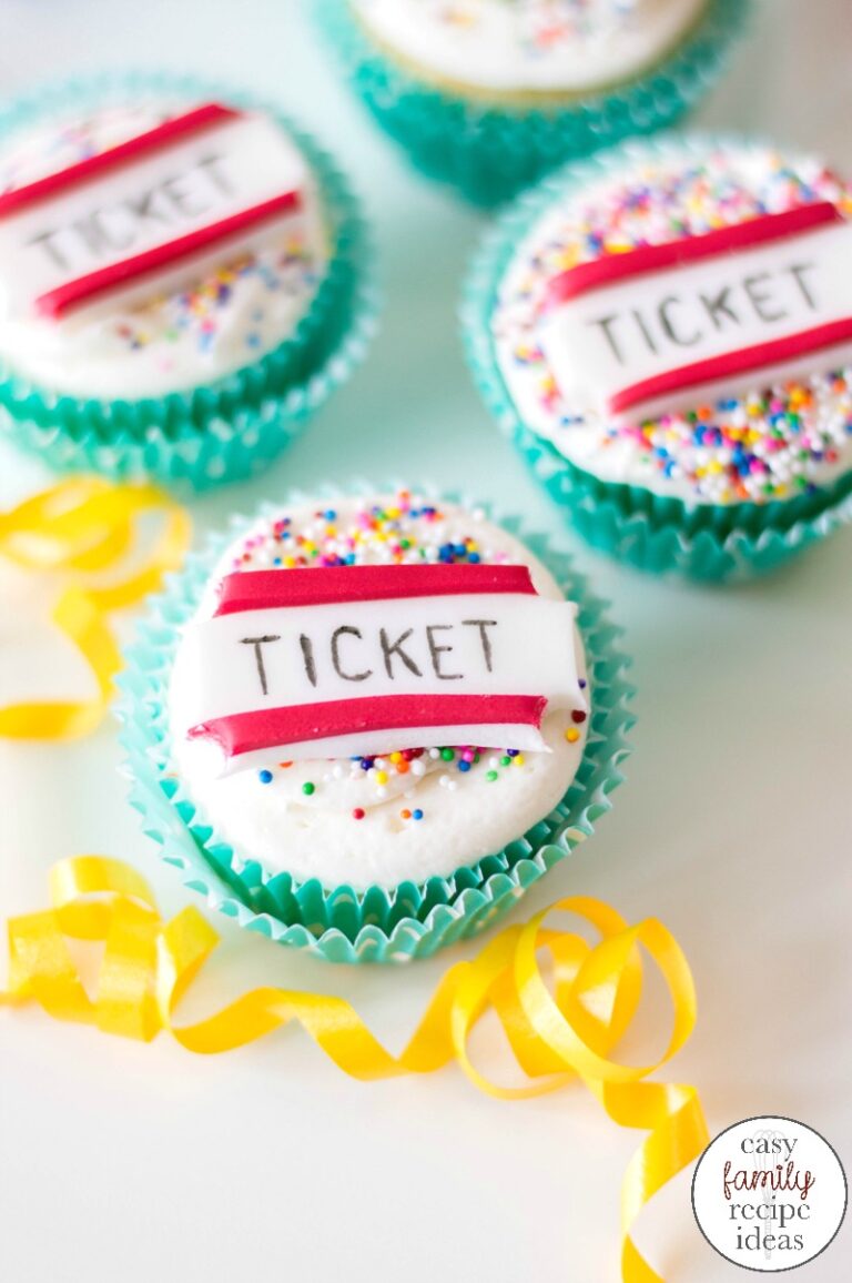 Circus Themed Cupcakes for a Circus Party
