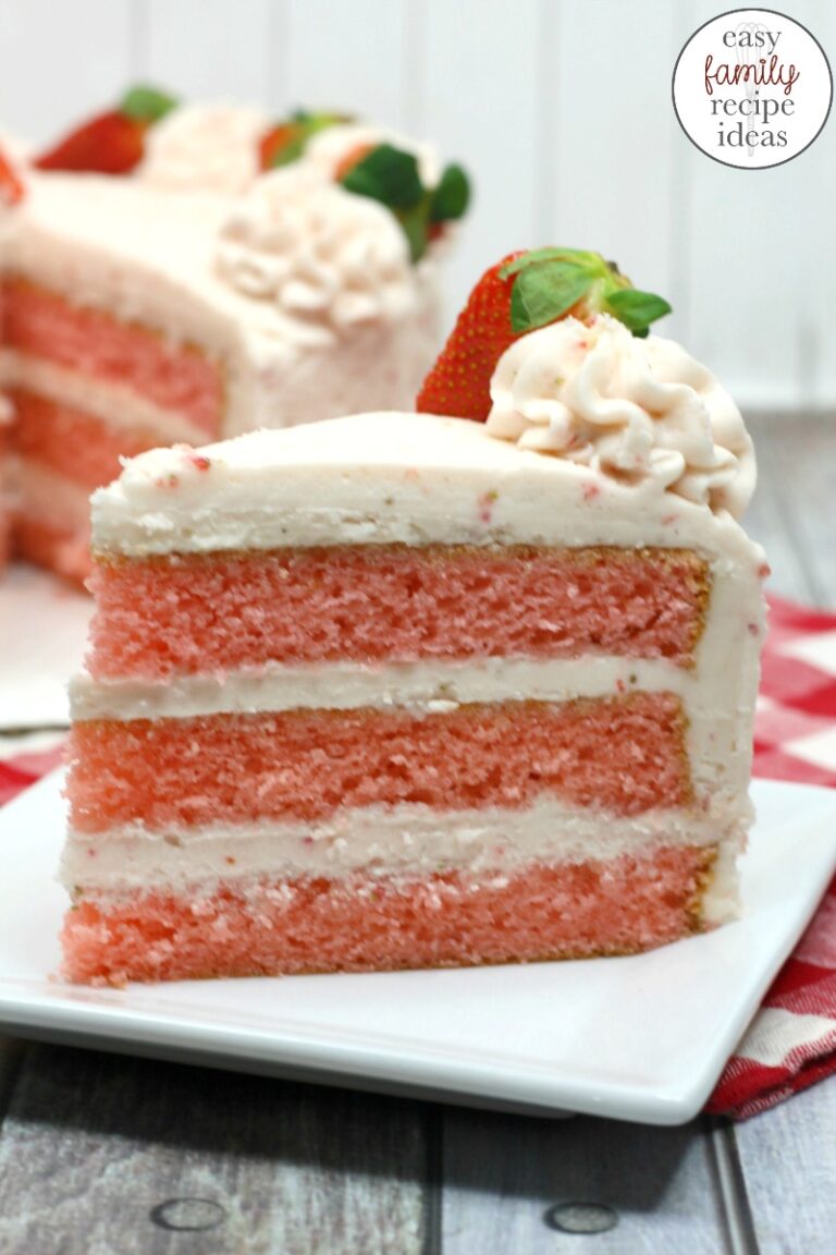 Strawberry Cake – The Best Moist Strawberry Cake Recipe