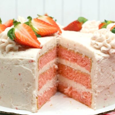 Strawberry Cake - The Best Moist Strawberry Cake Recipe 24 strawberry cake 2