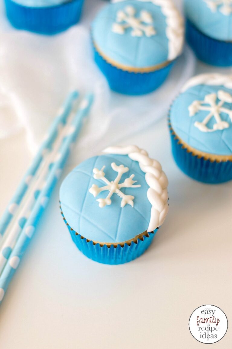 Frozen Cupcakes – Easy Elsa Cupcakes for a Winter Party