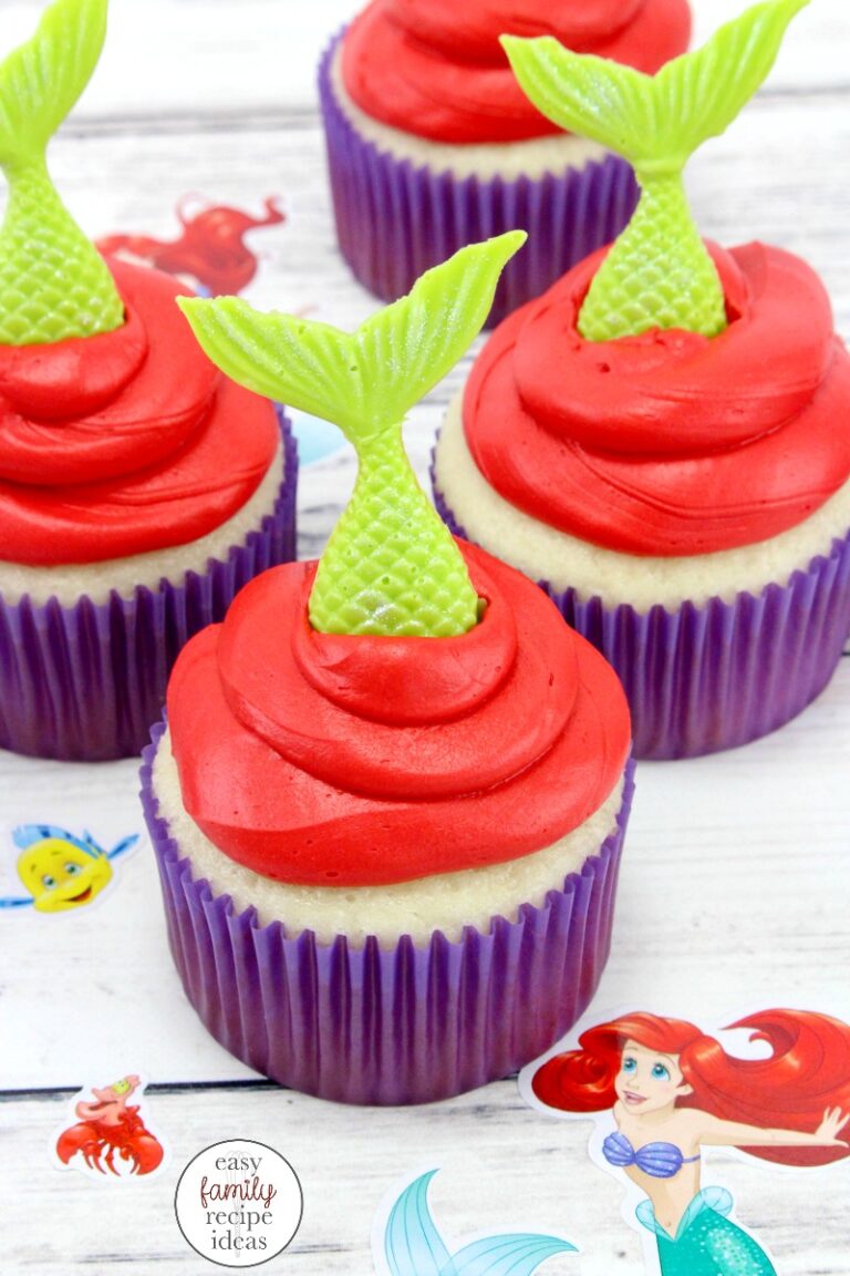 Little Mermaid Cupcakes Make Perfect Disney Themed Recipes