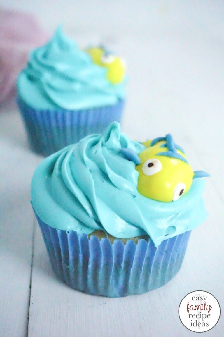 Under the Sea Cupcakes for a Little Mermaid Party