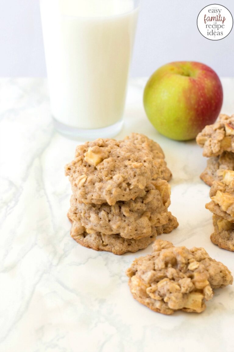 Apple Oatmeal Cookies an Easy Fall Snack Idea