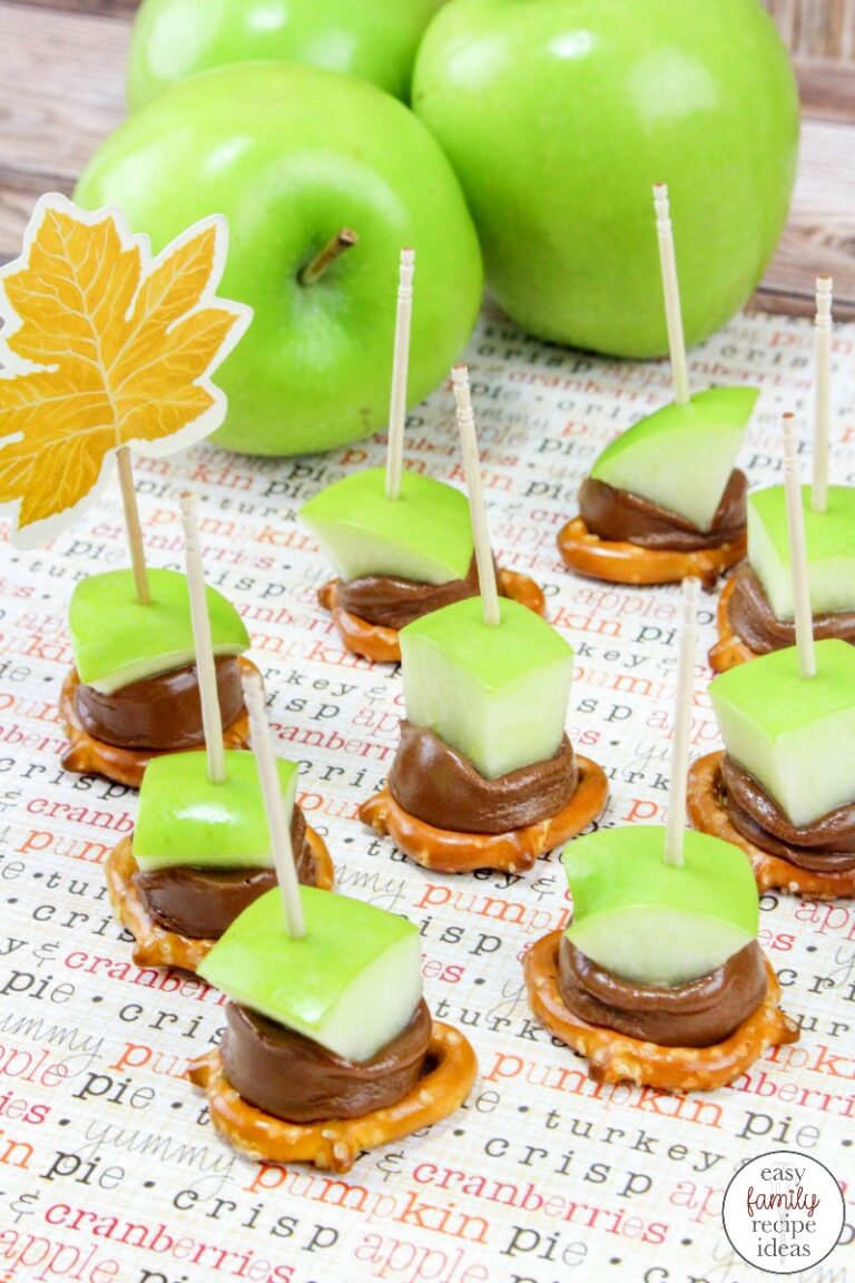 Caramel Apple Bites Recipe Easy Fall Snack Idea