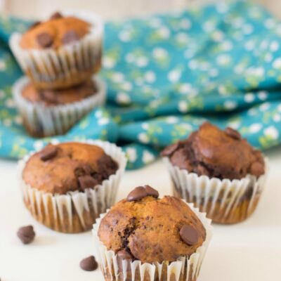 Chocolate Pumpkin Muffins - Delicious Fall Treat 12 Chocolate Pumpkin Muffins 2