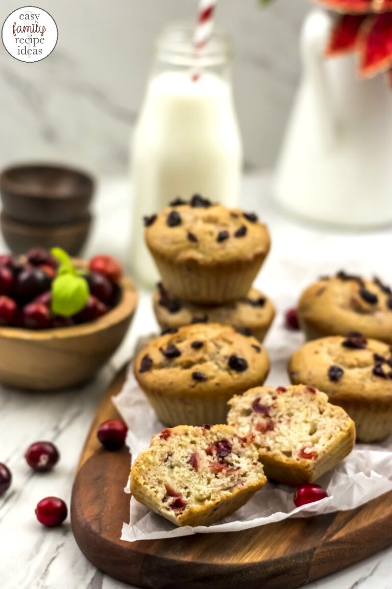 Cranberry Sauce Muffins Recipe Perfect for Thanksgiving and Christmas Breakfast