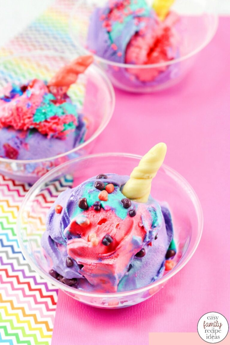 Unicorn Ice Cream – Easy Unicorn Party Food