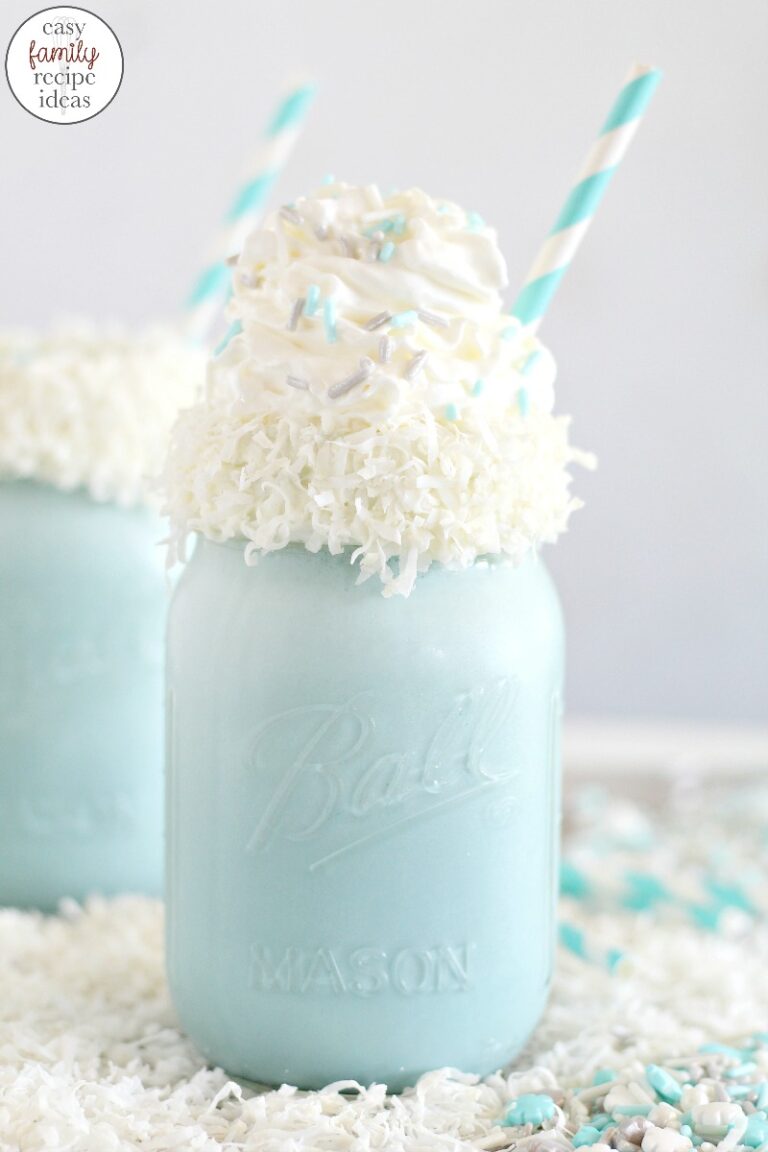 Disney Frozen Themed Milkshake Recipe for a Sweet Birthday Party Treat