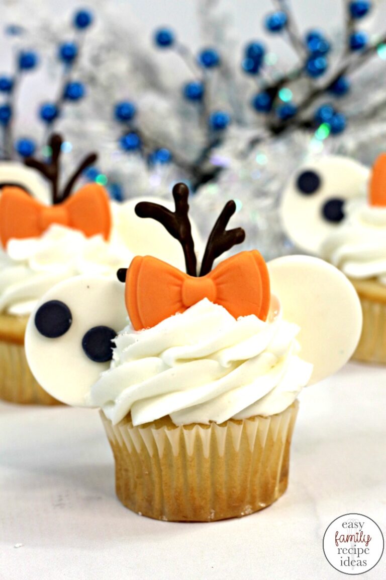 Disney Olaf Cupcakes are a Perfect Frozen Cupcake Idea