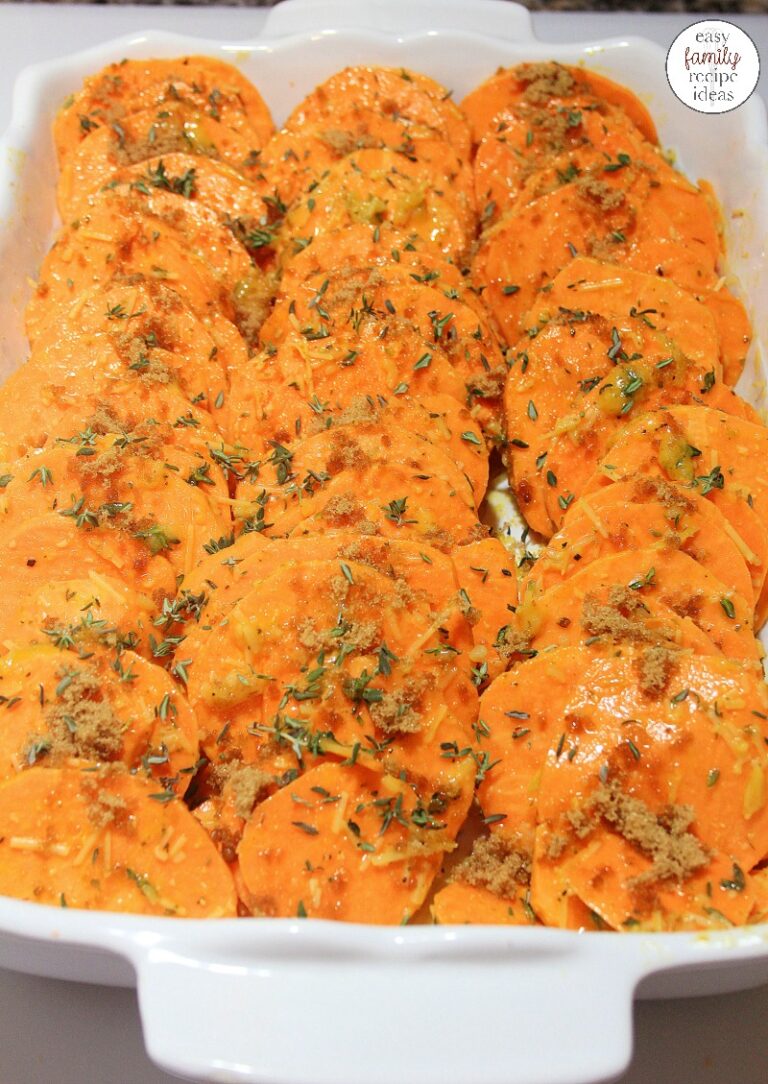 Garlic Roasted Sweet Potatoes for a Sweet Savory and Easy Side Dish
