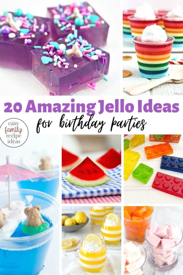 20+ Amazing Jello Ideas for Birthday Parties