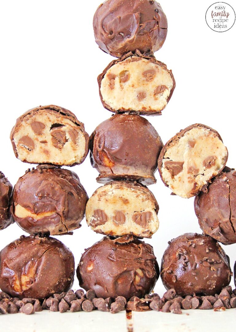 Chocolate Chip Cookie Dough Bites – Easy No Bake Snack Idea