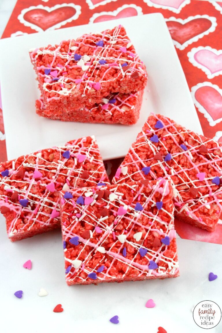 Valentine Cherry Rice Krispie Treats