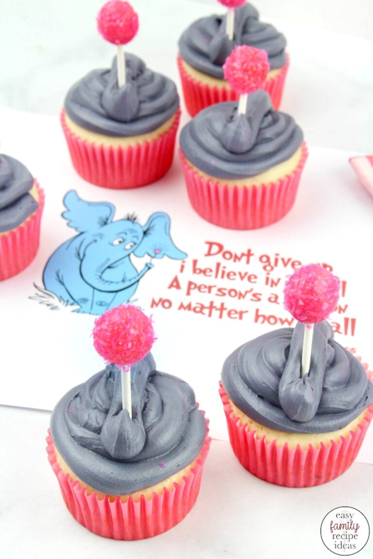 Horton Hears a Who Cupcakes for Dr Seuss Food Ideas
