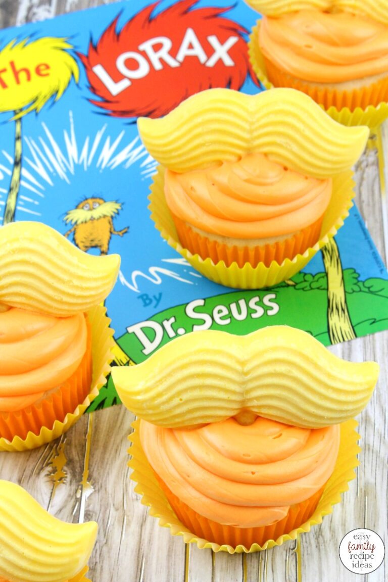 Dr. Seuss The Lorax Cupcakes