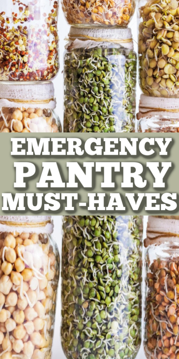 This long term food storage guide has a variety of foods for anyone who may be want to stock an emergency food pantry. These foods all last a year or more, so they have a long shelf life! Stock up your pantry today with the best survival foods. (Shopping list included!)