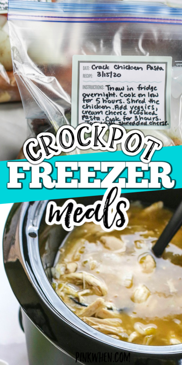 Crockpot Freezer Meals are the perfect way to meal prep for the week and save money on groceries and eating out. If you're looking for quick and easy ways to save time, check out this list of tips and recipes to pack your freezer and save money while you're doing it. You'll also get a free printable shopping list!