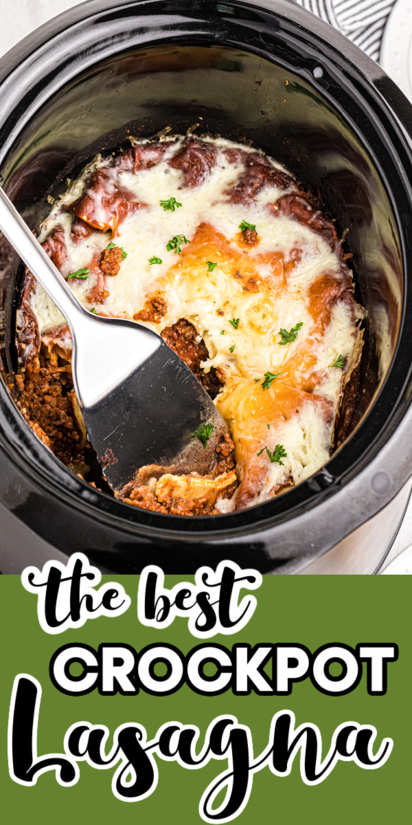Family Approved!! Crockpot Lasagna is an easy family meal with this simple and delicious recipe. Made with ground beef, onion, bell pepper, seasonings, pasta sauce, and more. It's a delicious meal that can be made that day or made as a freezer meal for later.
