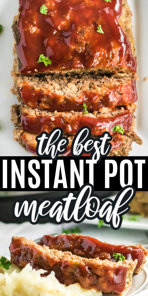 Instant Pot Meatloaf made in the pressure cooker is one of my favorite ways to make dinner. Made with ground beef, ketchup, Worcestershire sauce, brown sugar, and more. It's the perfect Instant Pot dinner recipe that's made in just under 30 minutes.
