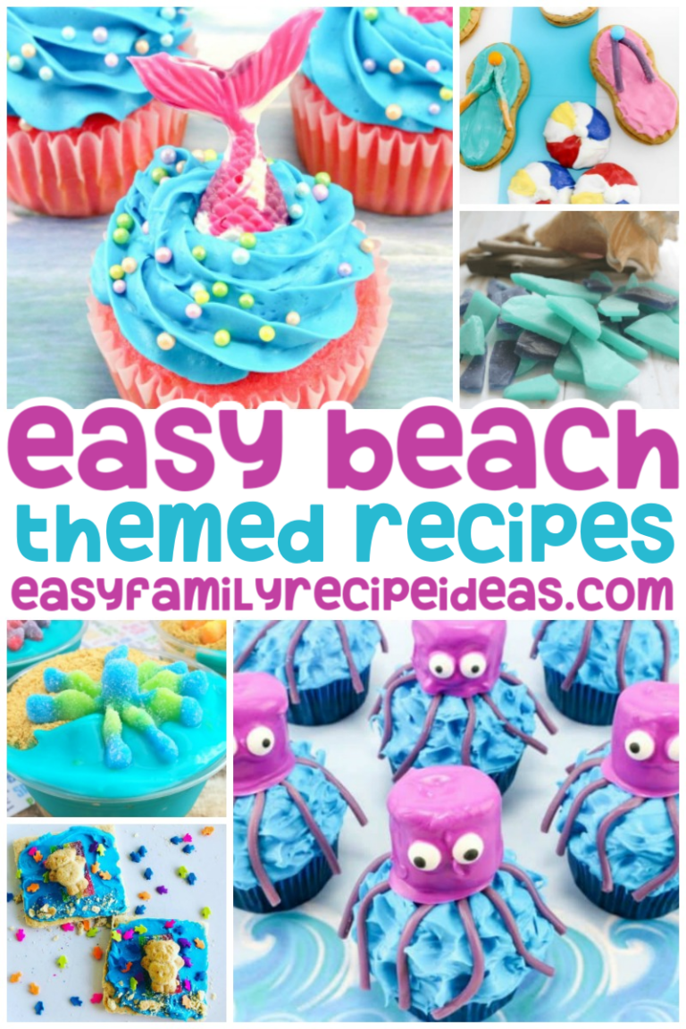 30+ Beach Themed Recipes for Summer