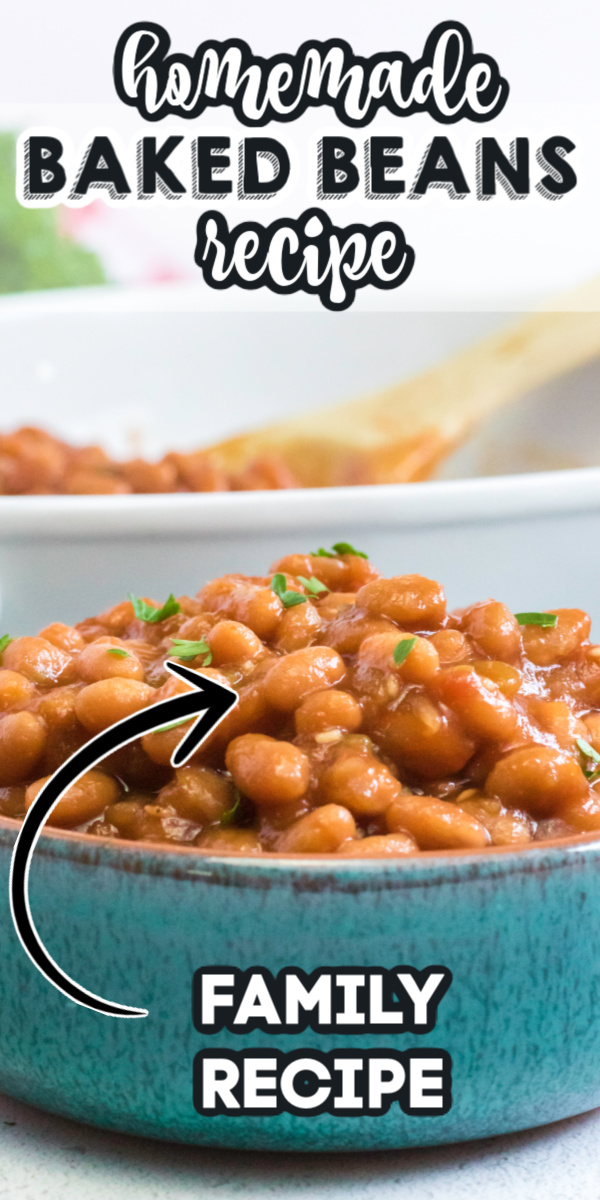 This tasty side dish is seriously the BEST. If you want a homemade baked beans recipe that stands out from the rest, this is it. Delicious homemade baked beans are seasoned with brown sugar, garlic, ketchup, onion, bell pepper, and more. It's the perfect flavor combination and one your guests will devour.