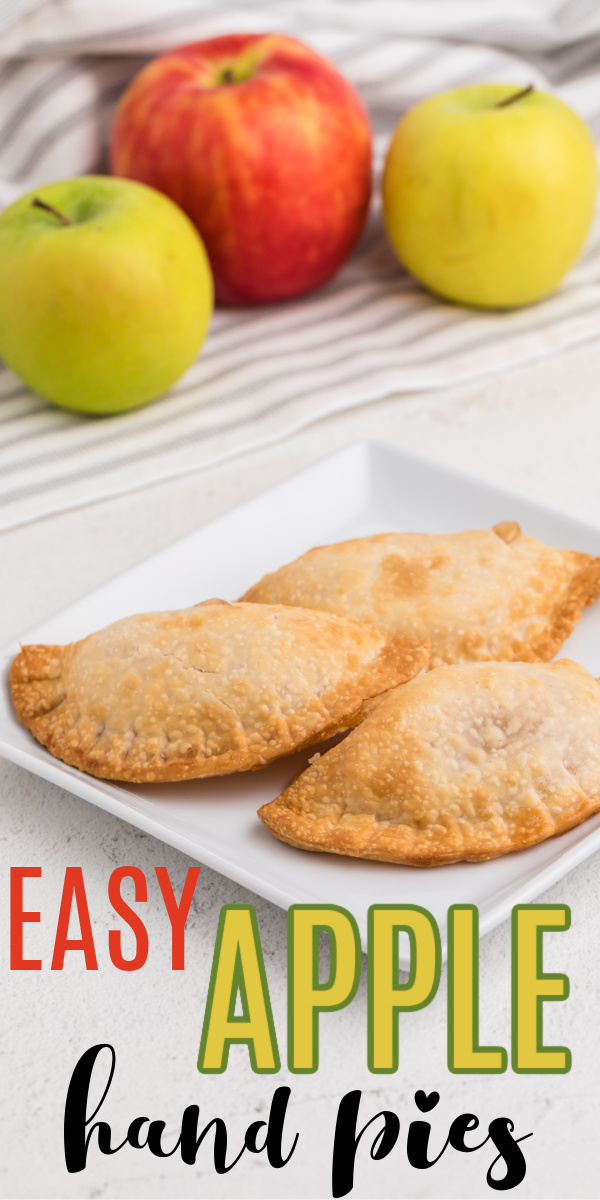 KID APPROVED!! These easy apple hand pies are made with just 2 ingredients! This is the perfect quick and easy dessert that can be made in the Air Fryer in just under 10 minutes from start to finish. Don't have an Air Fryer? No worries! We share how to make these quick and easy in the oven, too. It's the perfect quick and easy dessert the whole family will enjoy.