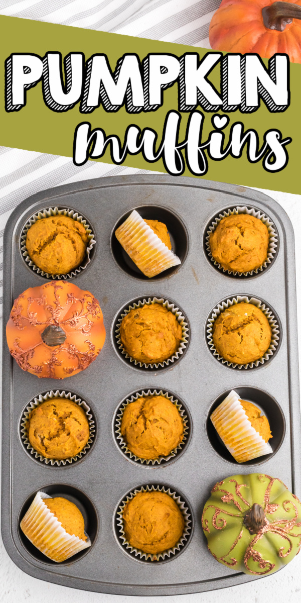 These yummy Pumpkin Muffins are made with Libby's pumpkin puree, vanilla extract, sugar, cinnamon, and more, for the perfectly flavored, soft and fluffy pumpkin muffin recipe.