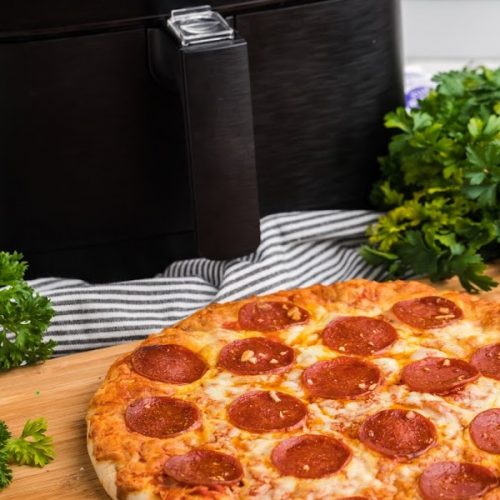 THE BEST way to REHEAT PIZZA IN AIR FRYER PinkWhen