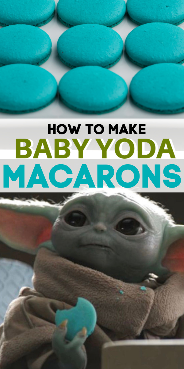 This Baby Yoda Macaron Cookie recipe is the best and most authentic recipe you will find. Make the perfect little stolen blue baby macarons with only a handful of ingredients and all in just under an hour of time.