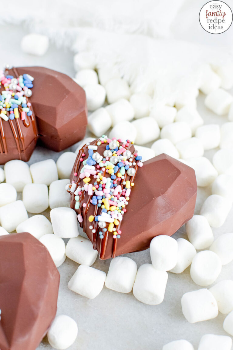 How to Make Valentine’s Day Hot Chocolate Bombs