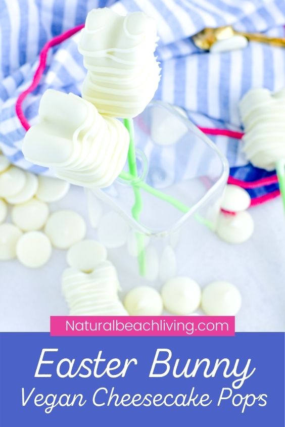 Easter Bunny White Chocolate Cheesecake Pops Recipe