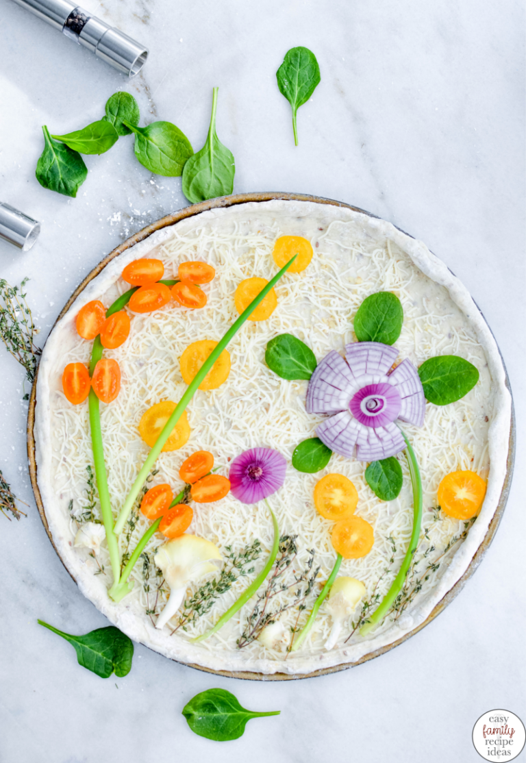 Spring Vegetable Garden Pizza Recipe