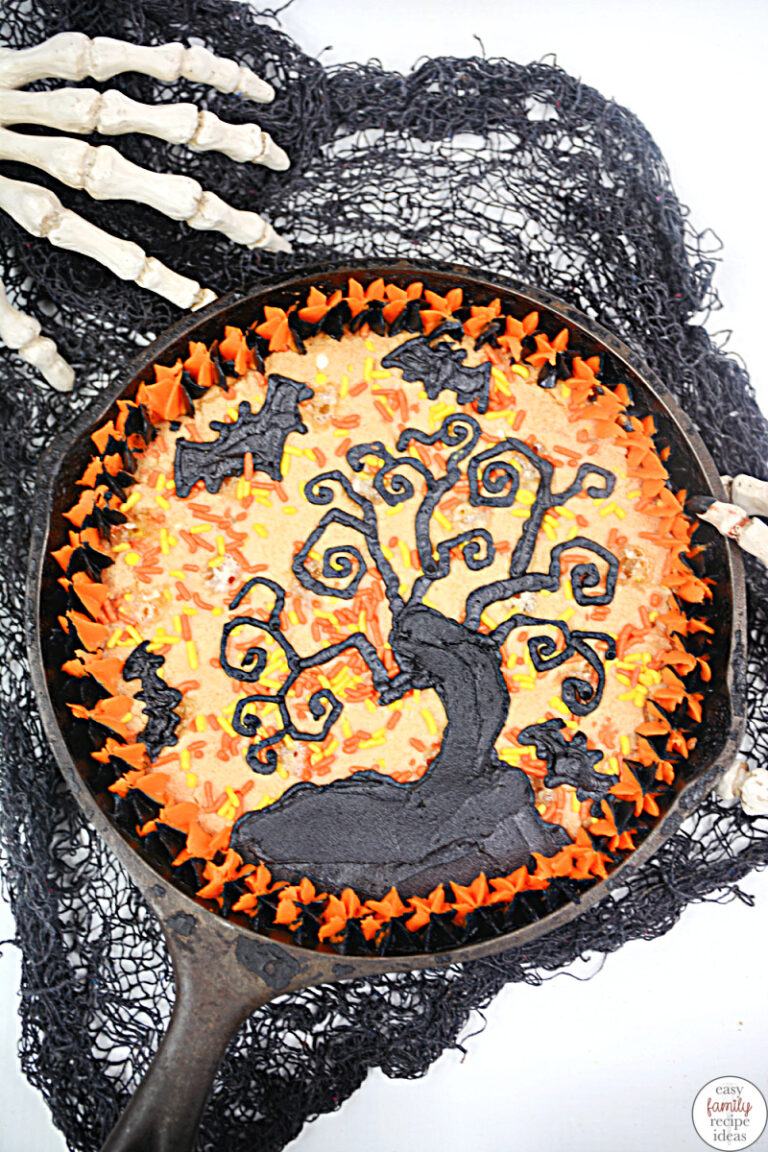 Haunted Tree Halloween Cookie Cake Recipe