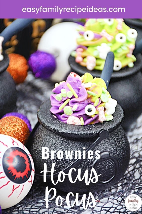 Hocus Pocus Brownies – Fun Witch Themed Dessert