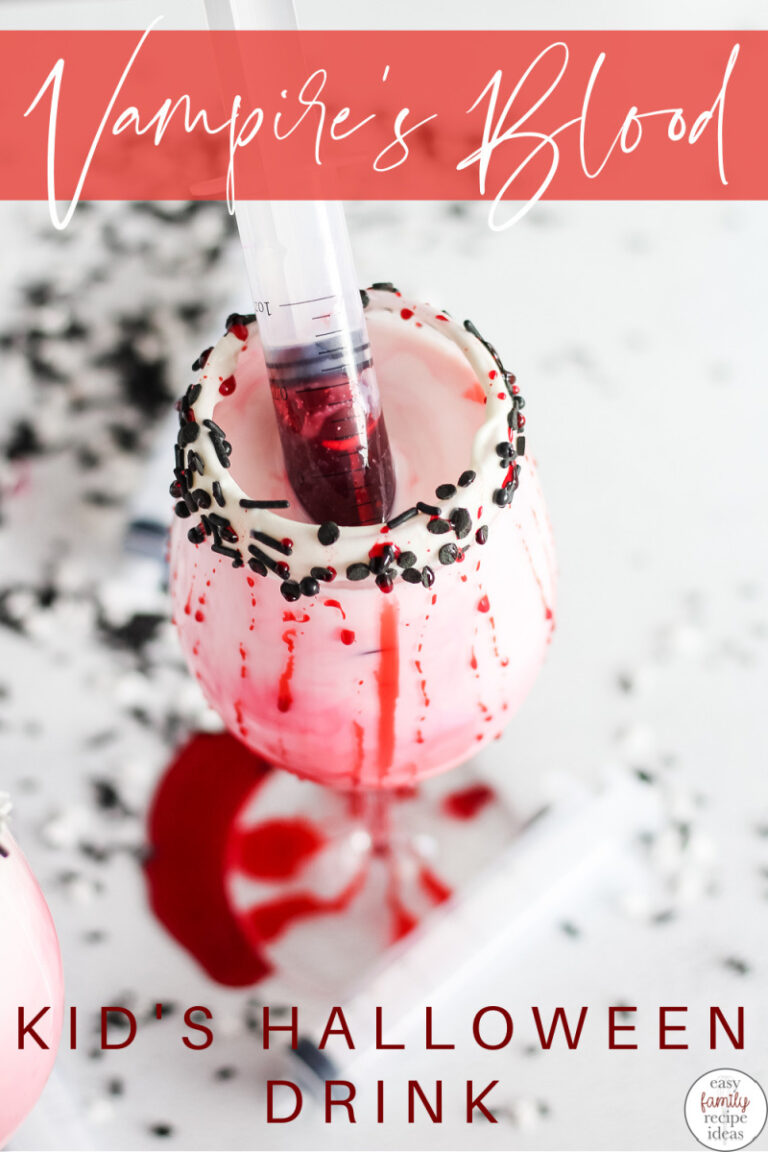 Vampire Blood Kids Drink Recipe – The Best Kid friendly Halloween Drink