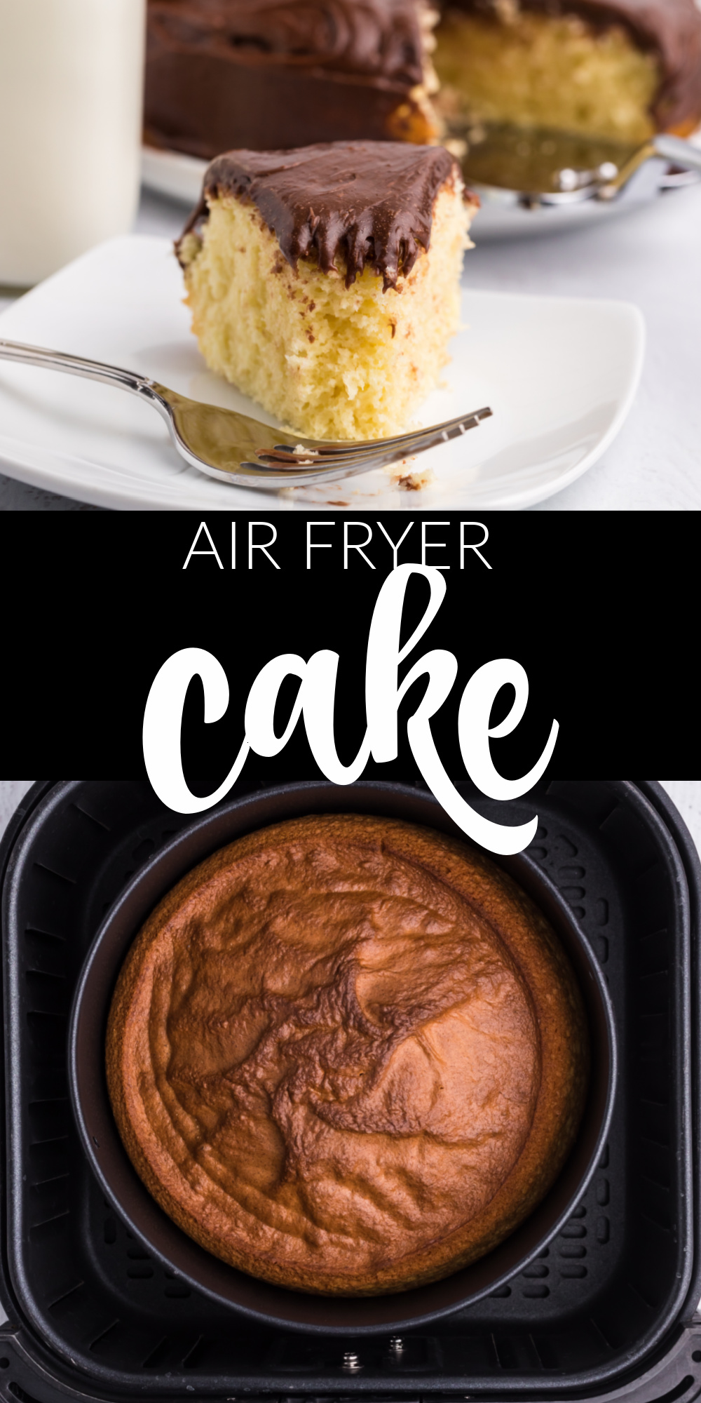 Whether you're making a homemade cake or a boxed cake, making a cake in the Air Fryer is easy and delicious. We're sharing all of our tips and tricks on how to make the best Air Fryer Cake that everyone will love.