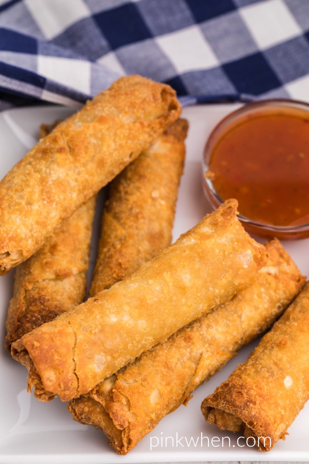 How to Cook Frozen Egg Rolls in the Air Fryer Time Temp PinkWhen