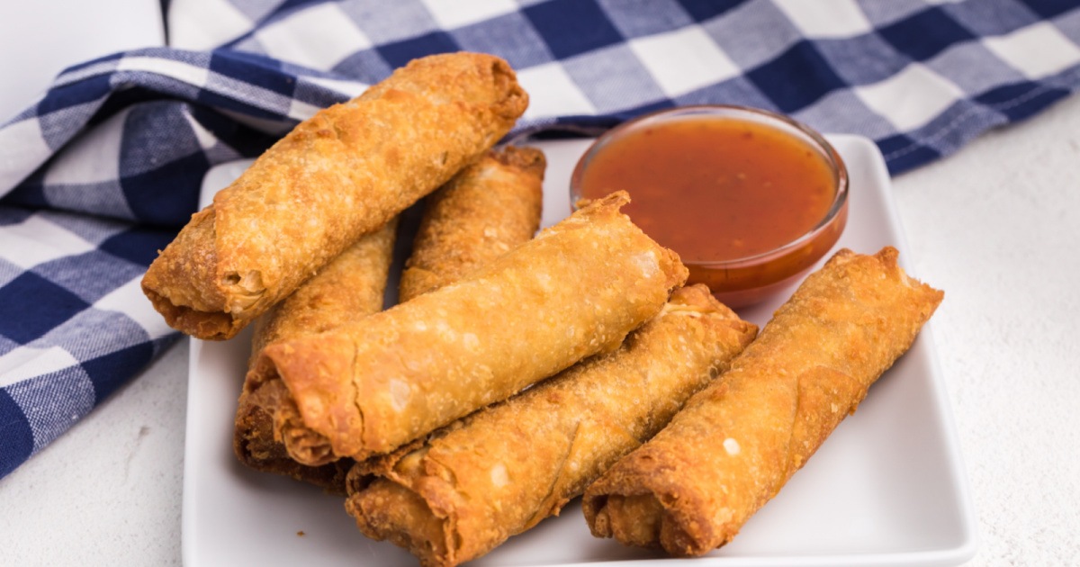 How to Cook Frozen Egg Rolls in the Air Fryer Time Temp PinkWhen