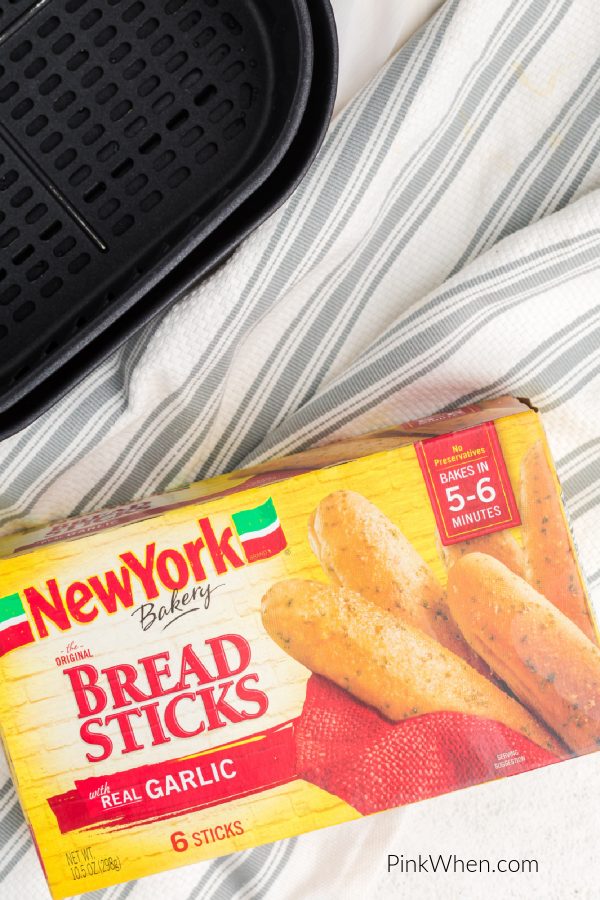 Air Fryer Frozen Breadsticks PinkWhen