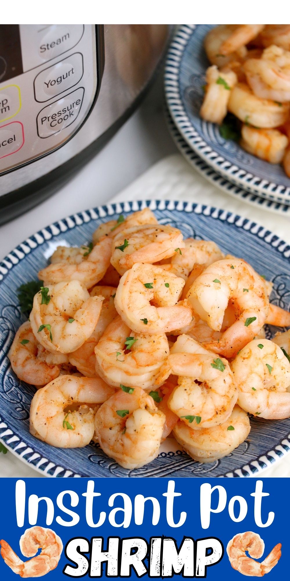 Instant Pot shrimp are so quick and easy! The blend of flavors make for the tastiest shrimp to use in any meal.