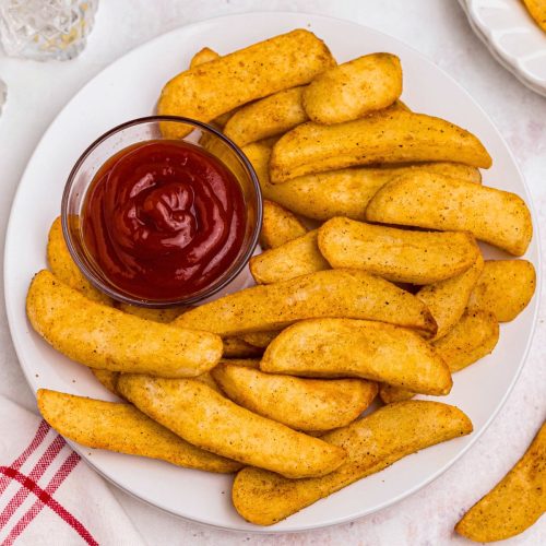 Red Robin Steak Fries in Air Fryer PinkWhen